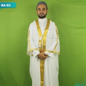 White Color Comfortable Imam Dress ABA KABA Thobe for Men - abakaba
