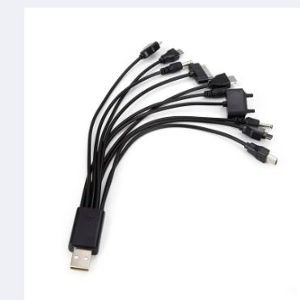 Useful Universal USB to Multi Plug Phone Charger Cable 10 IN 1 USB Cable fidelity design