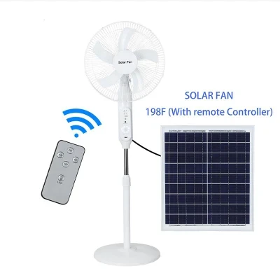 Bright New Energy Smart Home Portable Stand Fan Rechargeable USB Charging Interface Smart Fan, 12 Shifts Electircal Display Hot Sale Solar Electrical Fan 2024